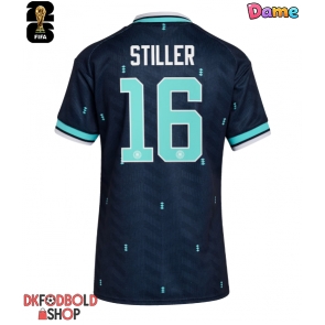 Tyskland Angelo Stiller #16 Udebanetrøje Dame VM 2026 Kort ærmer Tyskland Angelo Stiller #16 Udebanetrøje Dame VM 2026 Kort ærmer
